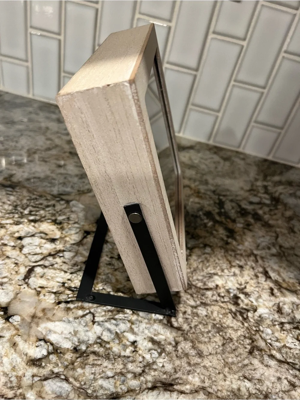 New York Clockmaker Cream Square Table Clock
